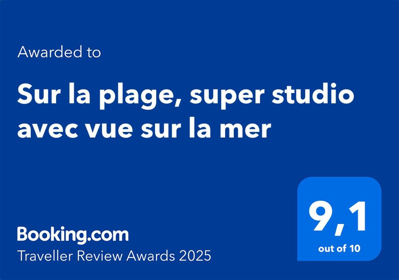 Sur La Plage, Super Studio Avec Vue Sur La Mer Plage d'Argeles Exterior photo